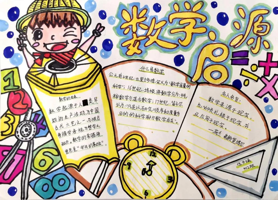 数学的起源手抄报绘画图片-图3