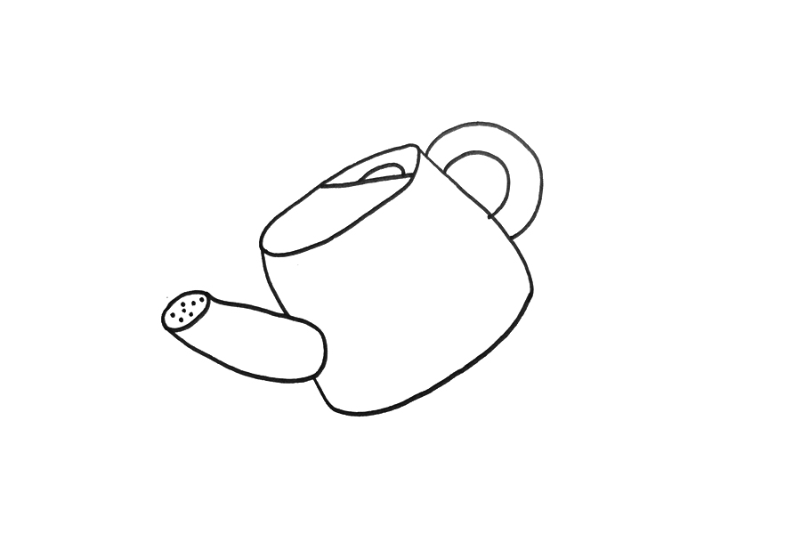 浇水壶怎么画-图4