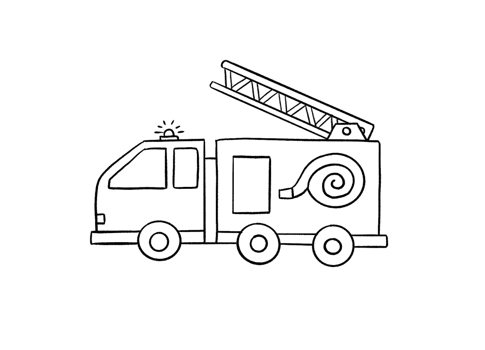 步骤7：消防车我们就完成啦。