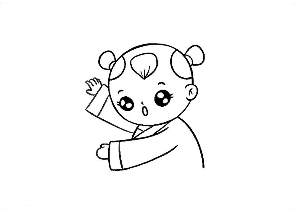 古诗绘画 小儿垂钓-图5