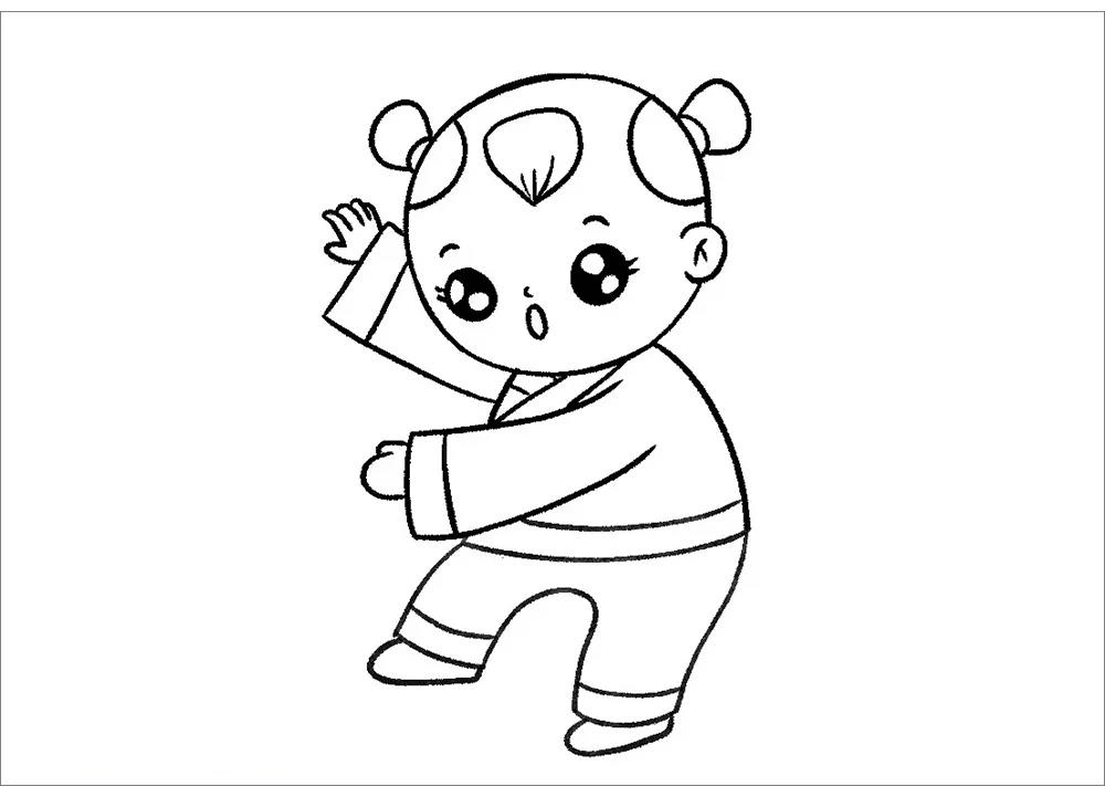 古诗绘画 小儿垂钓-图6