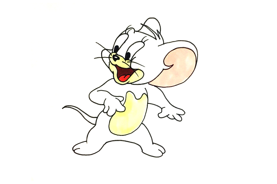 杰瑞简笔画画法步骤-图5