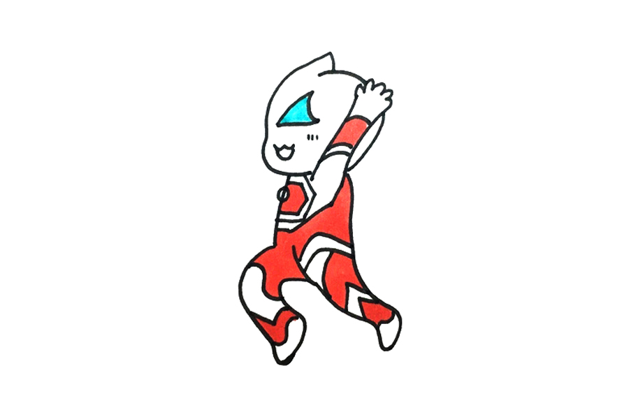 捷德奥特曼怎么画