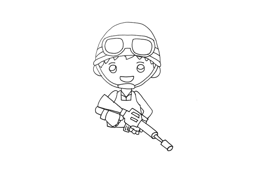 如何画解放军-图2