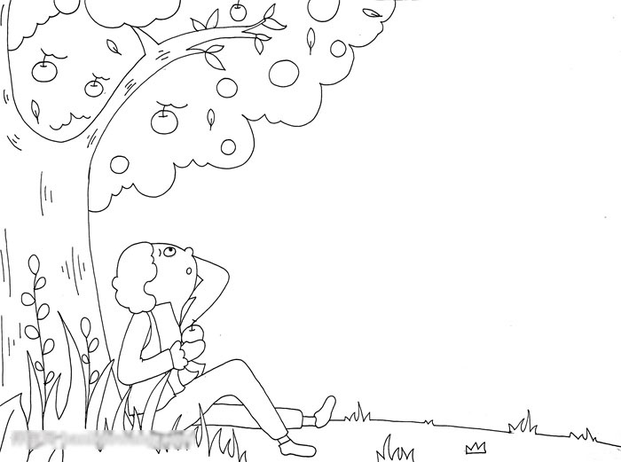  科学家牛顿的故事手抄报-图1