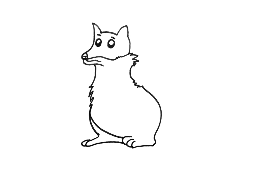 九尾狐怎么画-图2