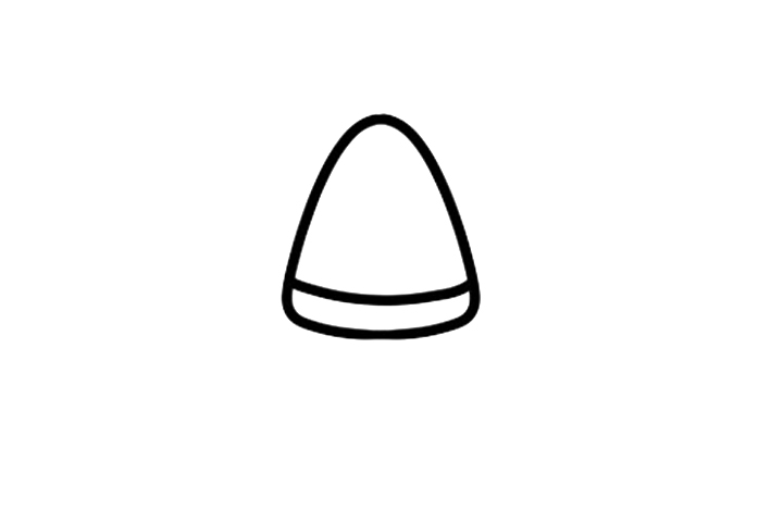 西瓜冰棍简笔画画法-图1