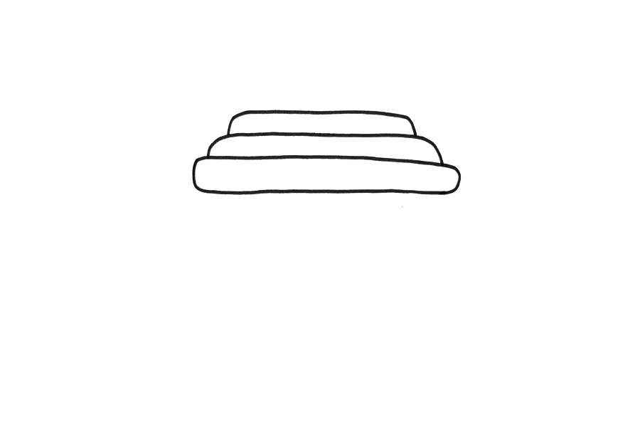 卡通垃圾桶简笔画画法步骤-图1