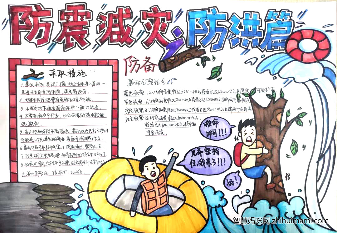 国际减灾日手抄报图片及内容-图3