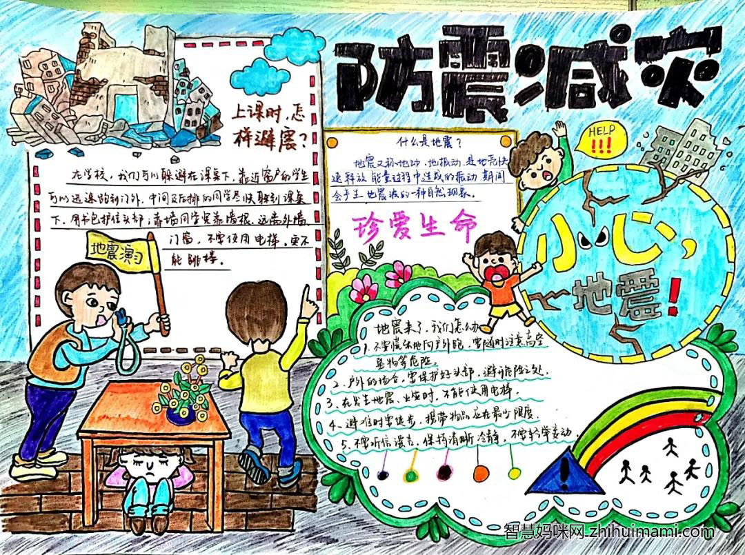 国际减灾日手抄报图片及内容-图5