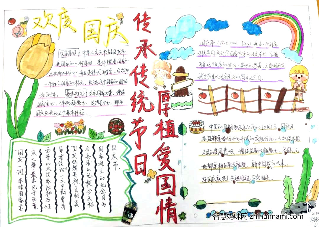 传承中国传统节日主题手抄报绘画-图5