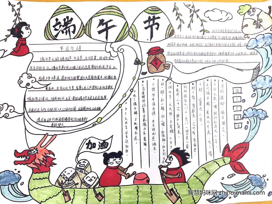 传承中国传统节日主题手抄报绘画-图8