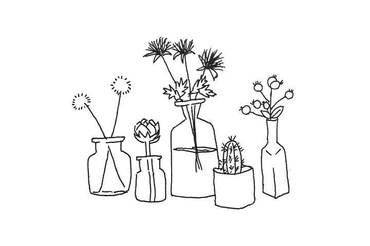 一组漂亮的植物简笔画图片-图5