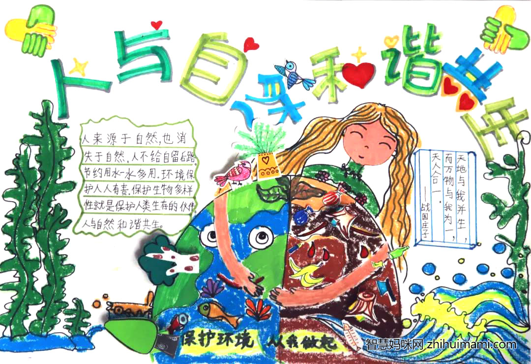 6张漂亮的世界环境日手抄报-图2