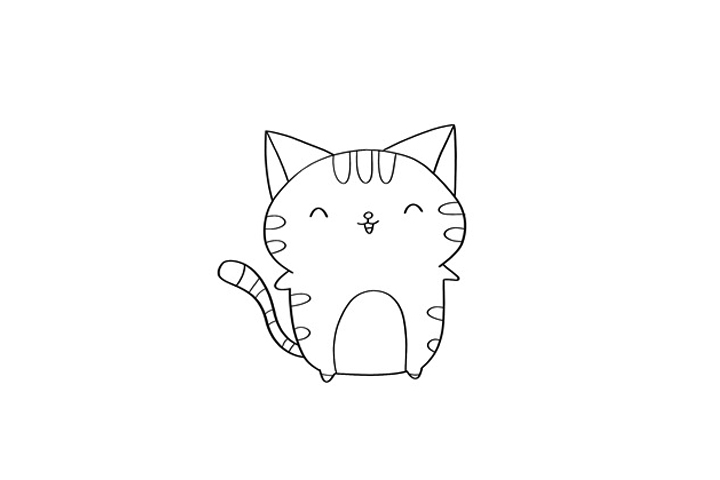 可爱的小猫咪怎么画-图3