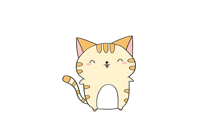 可爱的小猫咪怎么画
