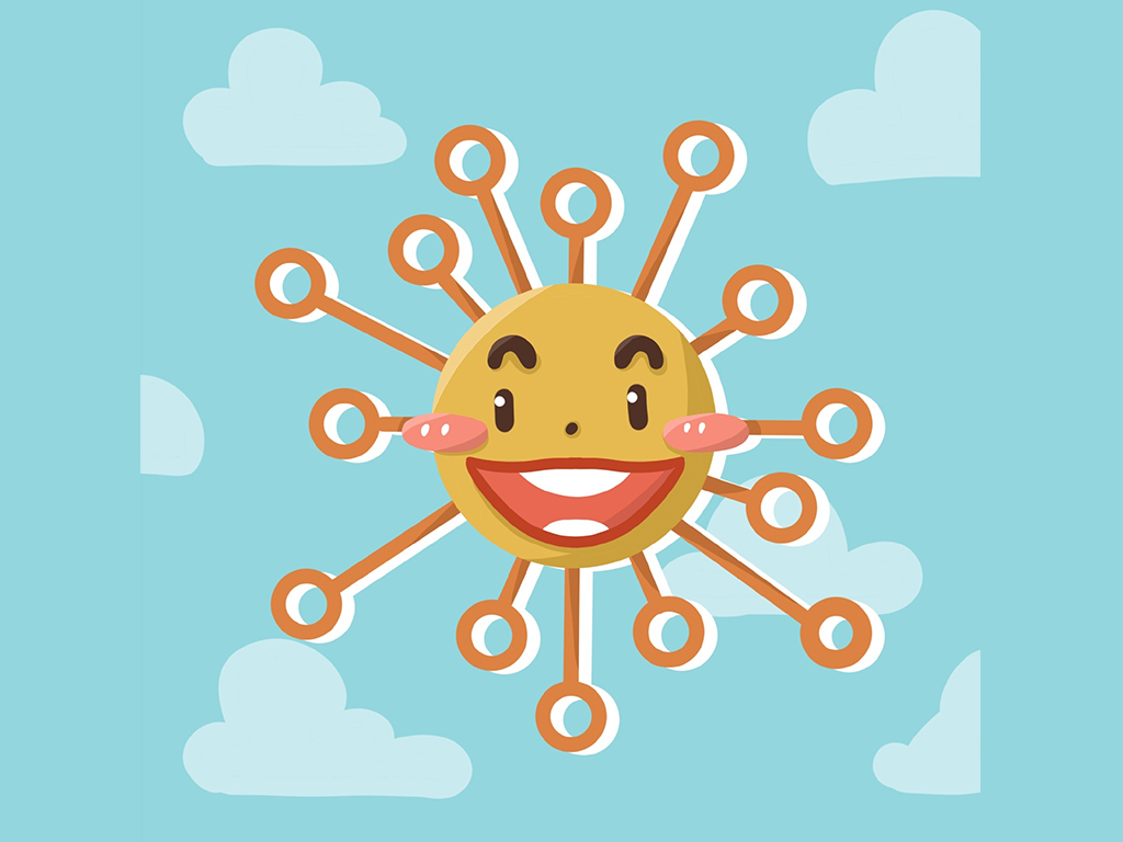 超萌卡通小太阳简笔画图片-图7