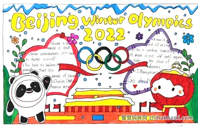 冬奥会英语手抄报简单漂亮-图2