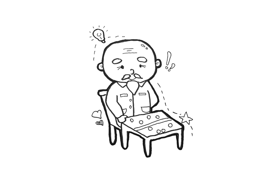 爷爷奶奶简笔画图片-图2