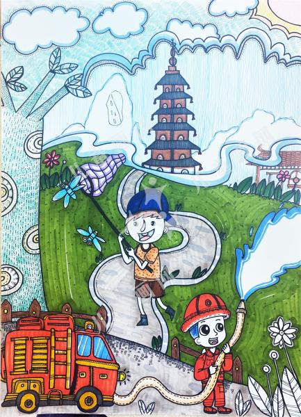 平安六和儿童画