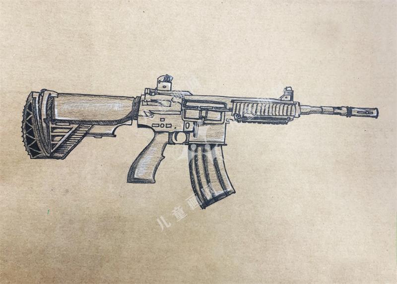 枪的画法