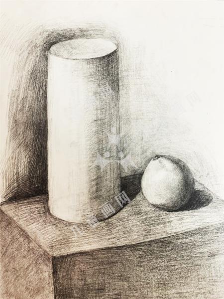 素描静物绘画