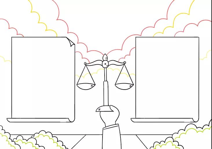 关于法制宣传的手抄报-图4