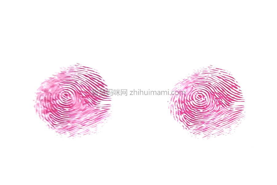 步骤1：伸出大拇指，蘸取颜料后，按出自行车的两个轮子。