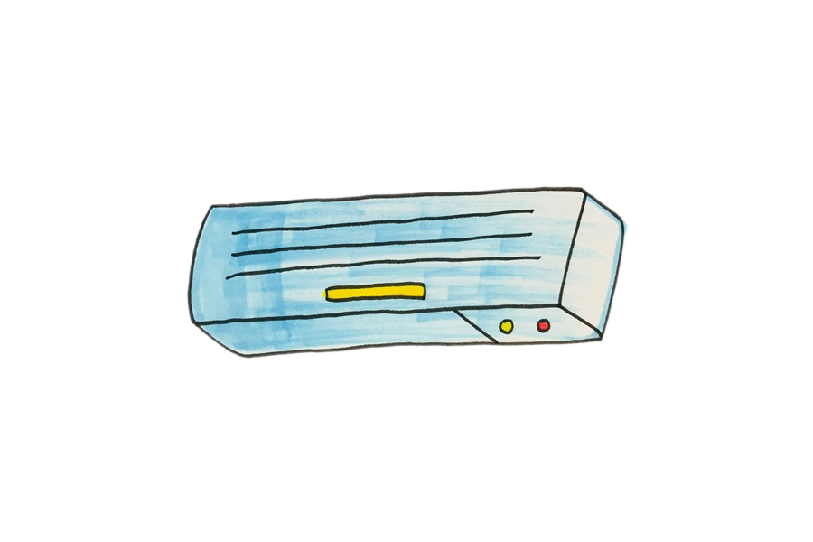 空调简笔画教程