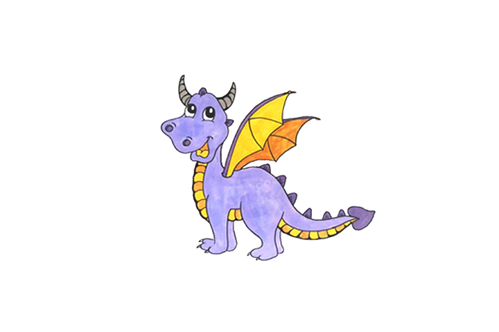 一组恐龙简笔画图片-图12