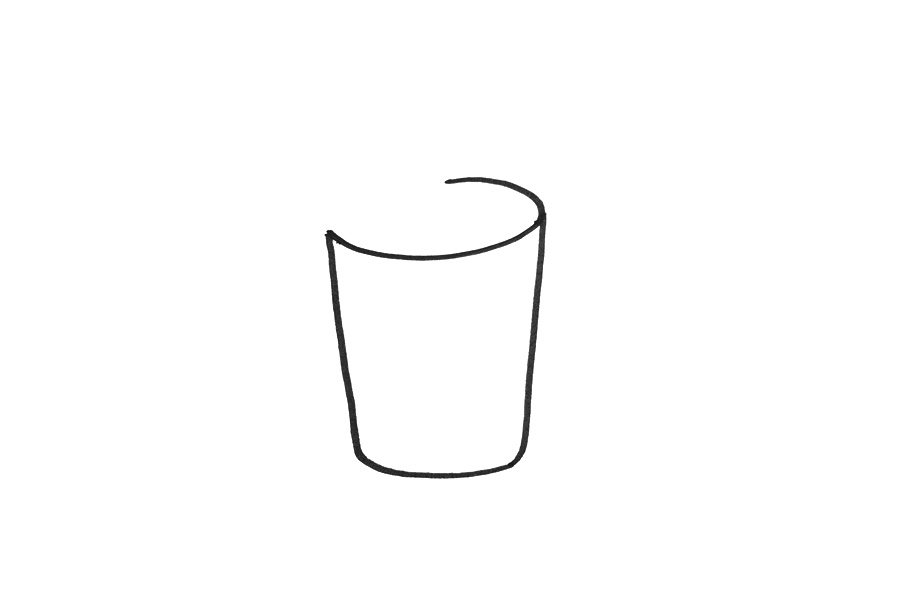 垃圾分类简笔画教程-图1