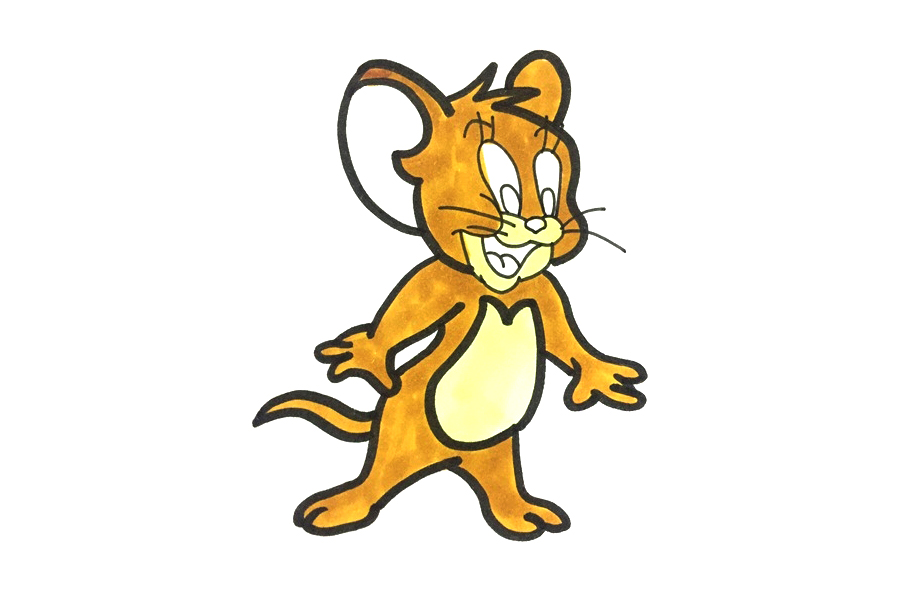 老鼠杰瑞简笔画教程