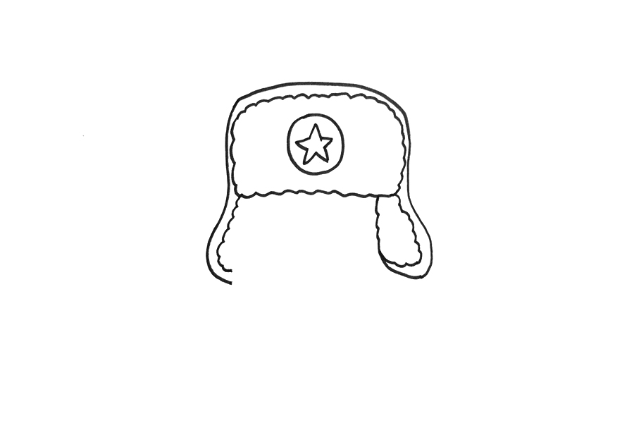 雷锋简笔画教程-图1