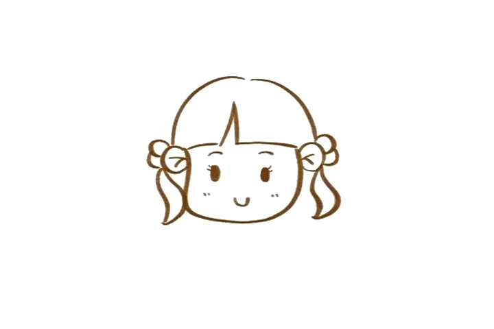 简单三步画出可爱小女孩-图2