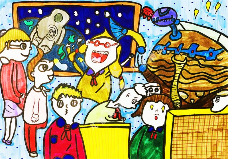 多功能教室绘画作品