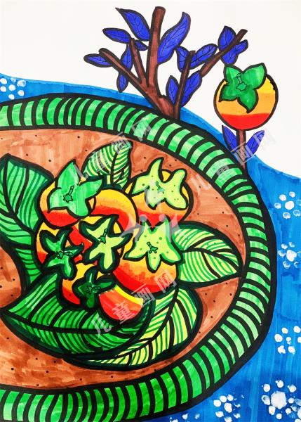 柿柿如意儿童绘画简单