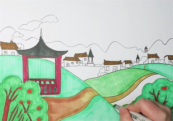 小学无题古诗配画