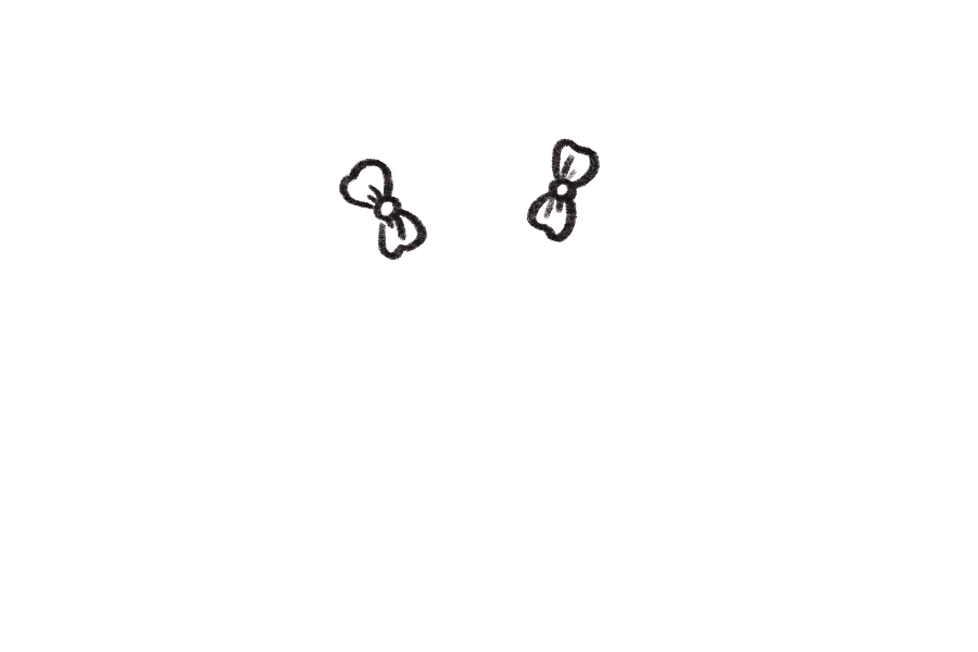 开学小女孩上学背影简笔画教程-图1