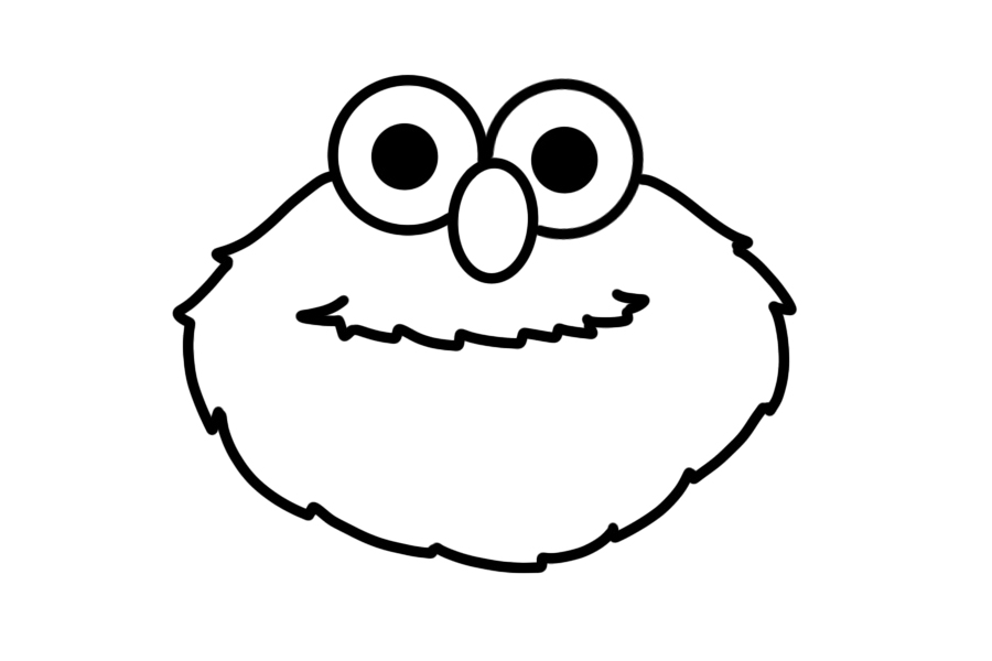 芝麻街简笔画画法步骤-图5