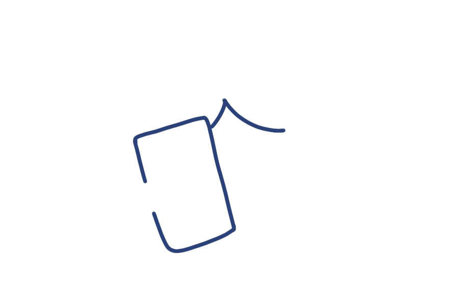 不能沉迷手机简笔画教程-图1