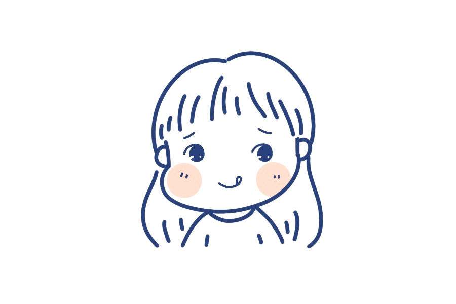 长发小女孩简笔画图片-图3