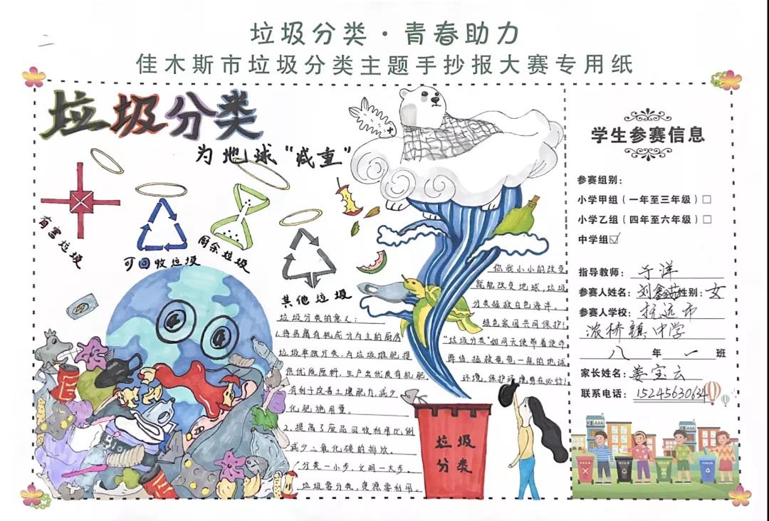 环保小卫士手抄报这样画好看-图3