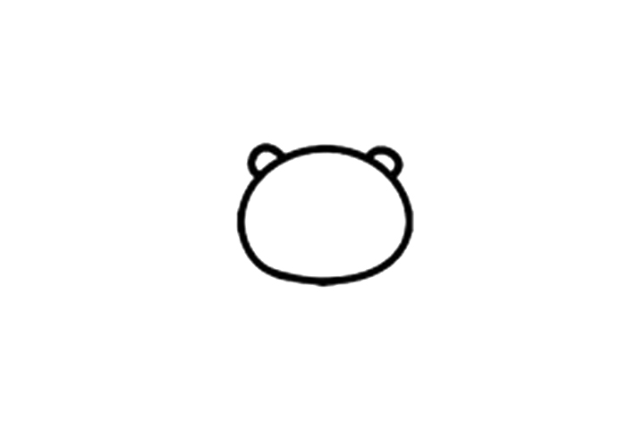 简单四步画可爱柴犬头像简笔画-图2