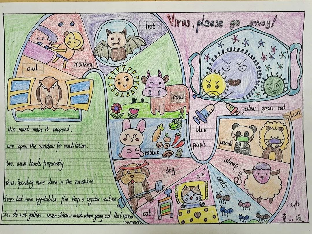 英语手抄报比赛作品欣赏-图1