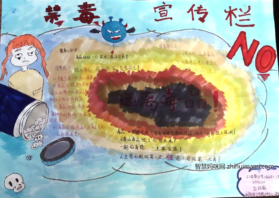 6.26禁毒小报绘画-图2