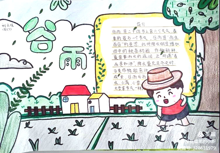 我们的节日——谷雨小报绘画-图7