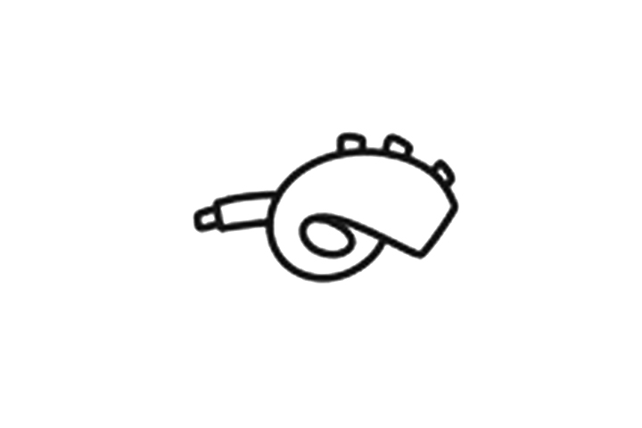 超简单乐器简笔画画法步骤-图3