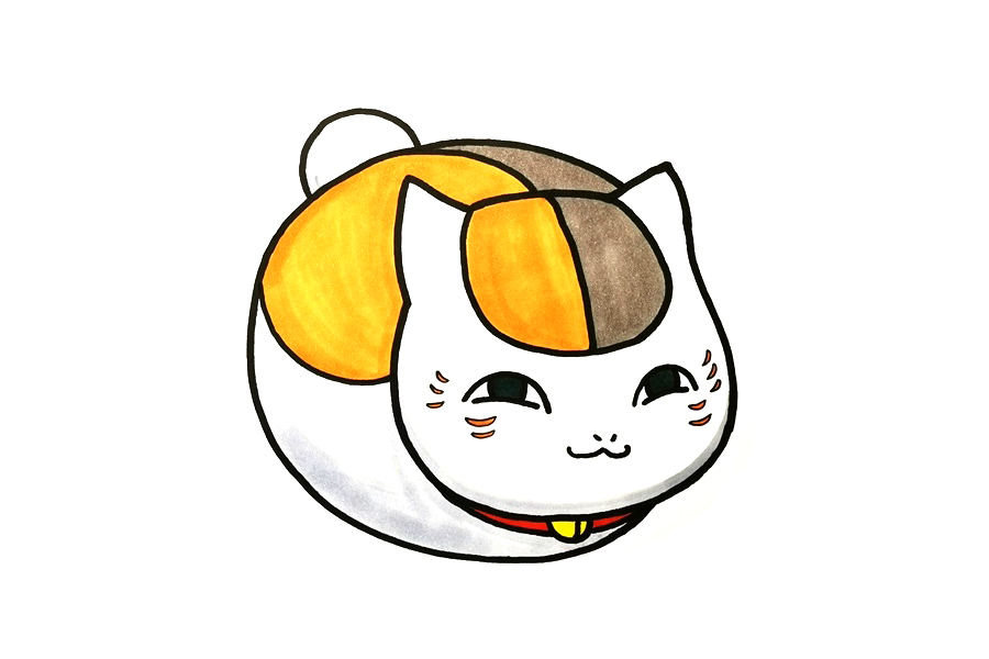 可爱猫咪老师简笔画画法