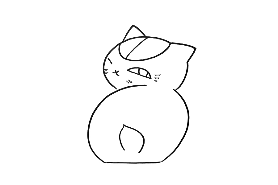 动漫猫咪老师怎么画-图2