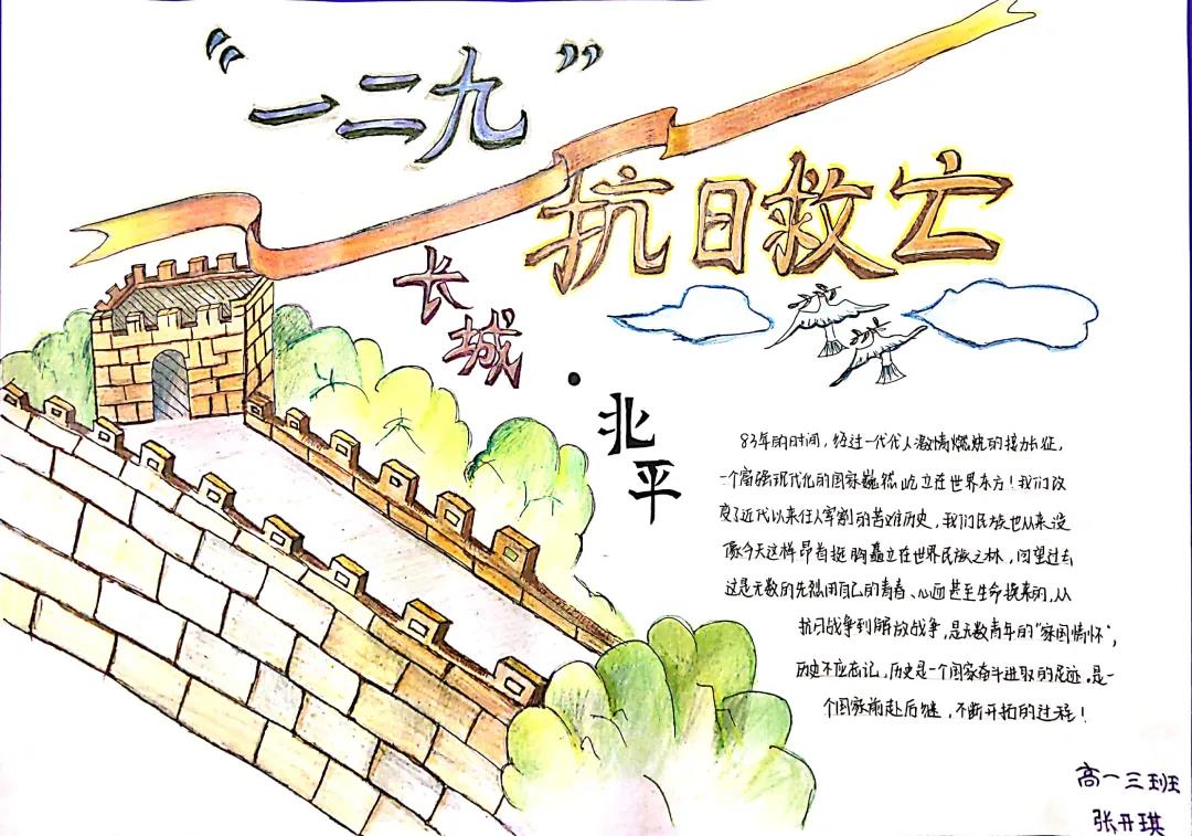 铭记历史励志报国主题手抄报-图8